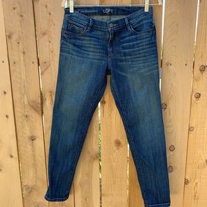 Loft Women’s 27 blue relax skinny jeans